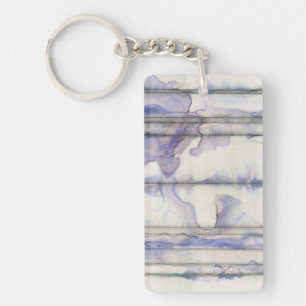 Porte-clefs Couleur d'aquarelle Violet Free Expression