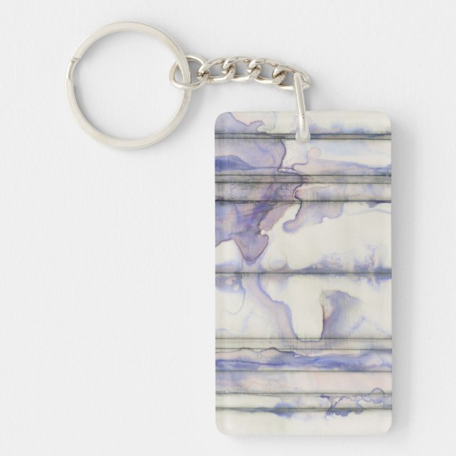 Porte-clefs Couleur d'aquarelle Violet Free Expression (Devant)