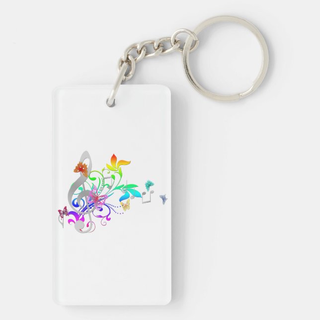 Porte-clefs Couleur de la musique (Dos)