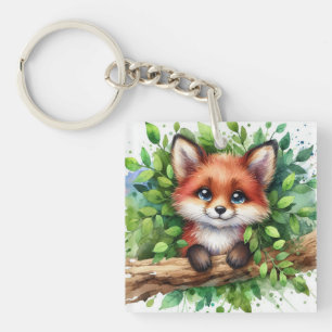 Porte-clefs Couleur d'eau Red Fox