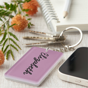 Porte-clefs Couleur solide Mauve