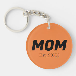 Porte-clefs Couleur tendance - Porte - clé Tangerine frais