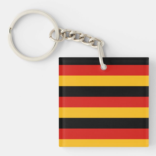 PORTE-CLEFS COULEURS DE DRAPEAU ALLEMANDE (Devant)