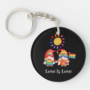 Porte-clefs Couleurs jolies LGBTQ arc-en-ciel