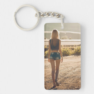 Porte-clefs Country Girl Photo Porte - clé
