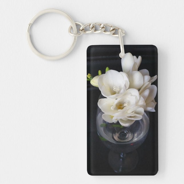 Porte-clefs coupe de nuit de freesia (Devant)