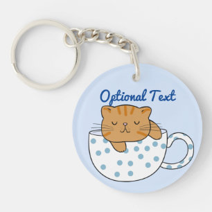 Porte-clefs Coupe Kawaii de fée de chat