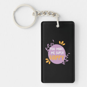 Porte-clefs Couple Cadeau Tu Me Rends Super Heureux