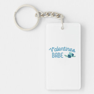 Porte-clefs Couple Cadeau Valentine Babe Flowers