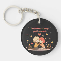 Couple d'anime romantique mignon - Moment d'amour