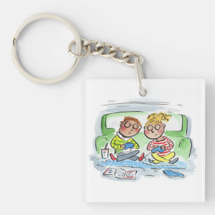 Porte-clefs Couple de jeu