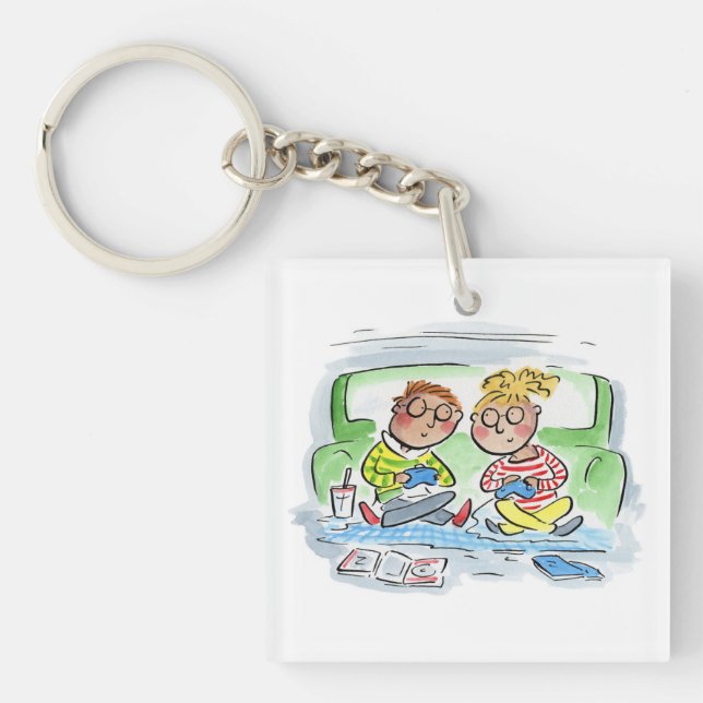 Porte-clefs Couple de jeu (Devant)