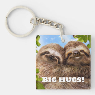 Porte-clefs Couple de paresseux