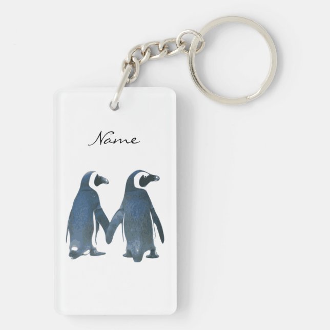 Porte-clefs Couple de pingouin Inséparable Thunder_Cove (Dos)