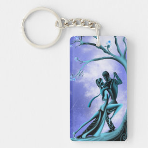 Porte-clefs Couple romantique sous trois danses tango