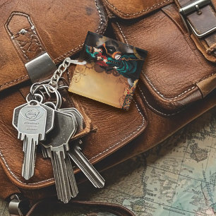 Porte-clefs Couple victorien Steampunk