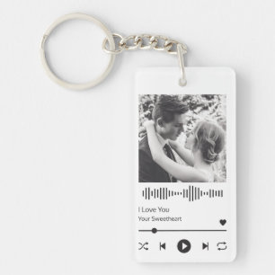 Porte-clefs Couples Romantique Mariage Anniversaire Musique Jo