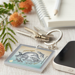 Porte-clefs "Courants de conservation"