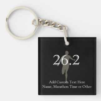 Porte-clefs Coureur de marathon personnalisé 26.2 Keepsaké
