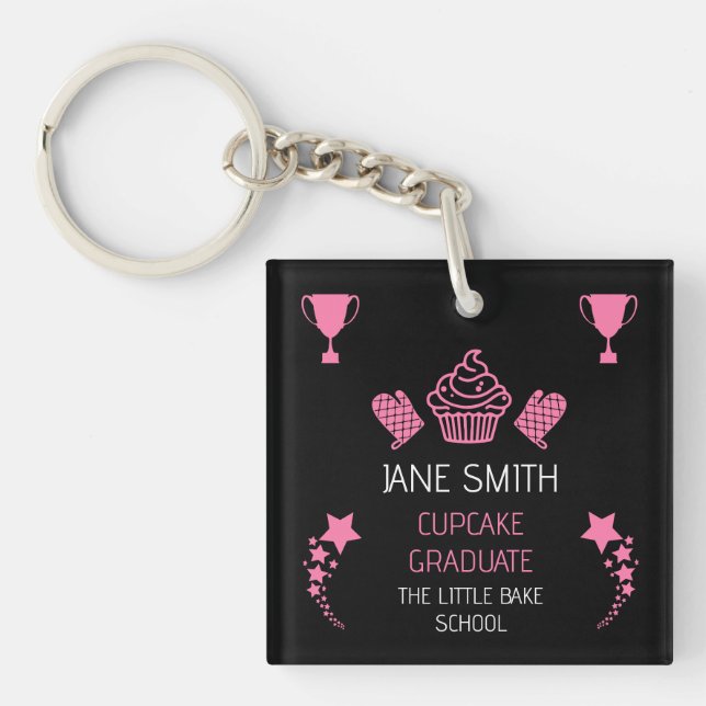 Porte-clefs Cours de cuisine Cupcake (Devant)