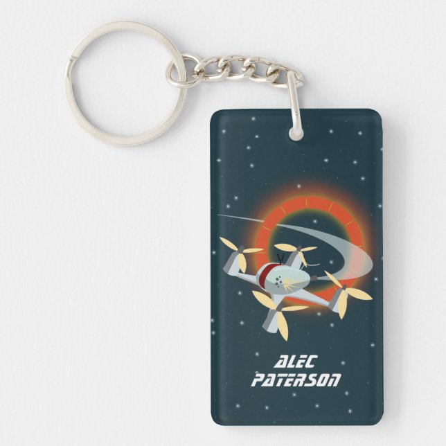 Porte-clefs Course de drones (Devant)