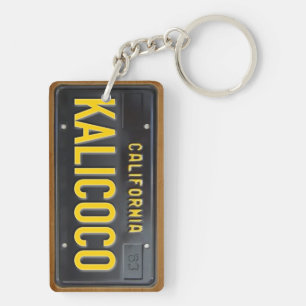 Porte-clefs COUTUME de porte - clé de plaque minéralogique de