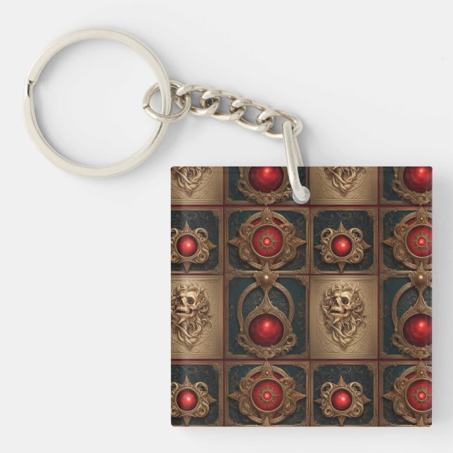 Porte-clefs Couverture de livre gothique (Devant)