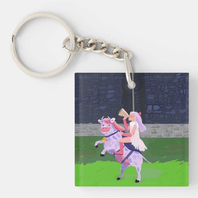 Porte-clefs Cow warrior (Devant)