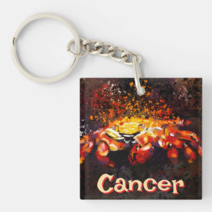 Porte-clefs Crabe Nautique Plage Cancer Personnalisé