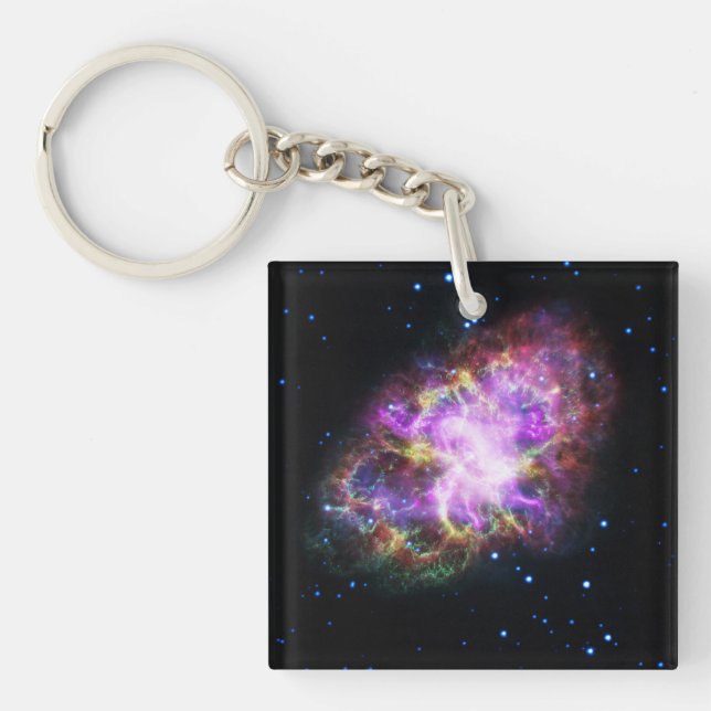 Porte-clefs Crabe Nebula Supernova Remnant Hubble Composite (Devant)