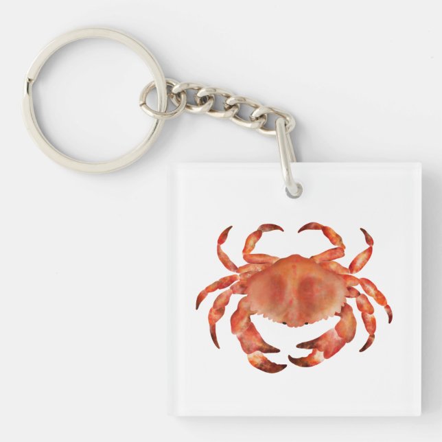 Porte-clefs Crabes Côtiers Marins Bord de Mer (Devant)
