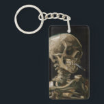 Porte-clefs Crâne avec brûler la cigarette Vincent van Gogh Ar<br><div class="desc">Vincent van Gogh (Néerlandais, 1853 - 1890) Crâne d'un squelette avec cigarette brûlante, 1885-1886, Huile sur toile Sans cadre : 32 cm × 24, 5 cm (13 po × 9, 6 po) Travail précoce de Vincent van Gogh. Ce petit tableau fait partie de la collection permanente du musée Van Gogh...</div>