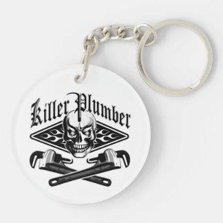 Porte-clefs Crâne de plombier : Plombier 3,1 de tueur