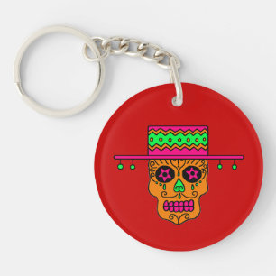 Porte-clefs Crâne de sucre Gaucho