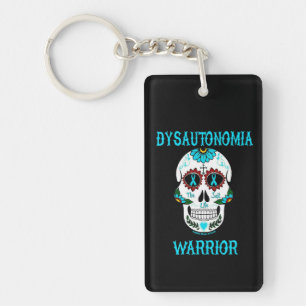 Porte-clefs Crâne de sucre/Guerrier...Dysautonomia