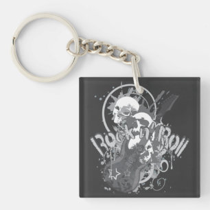 Porte-clefs Crânes de roulement de roche