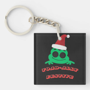 Porte-clefs Crapaud total Festif Noël Grenouille _ Jolies Fête