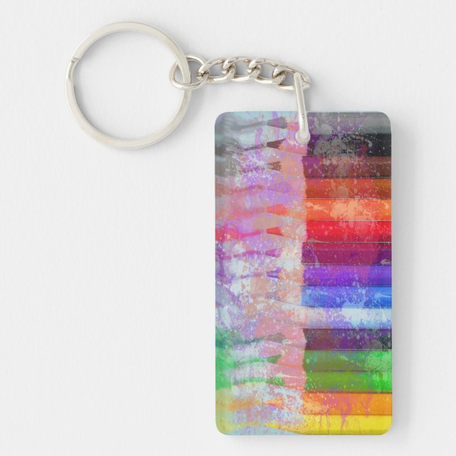 Porte-clefs Crayons de couleur (Devant)