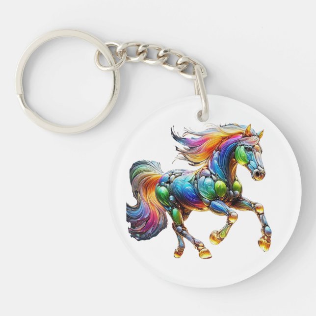 Porte-clefs Crazy Horse (Devant)