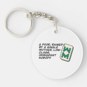 Porte-clefs Crazy Rich Asians Mahjong scène citation Classic