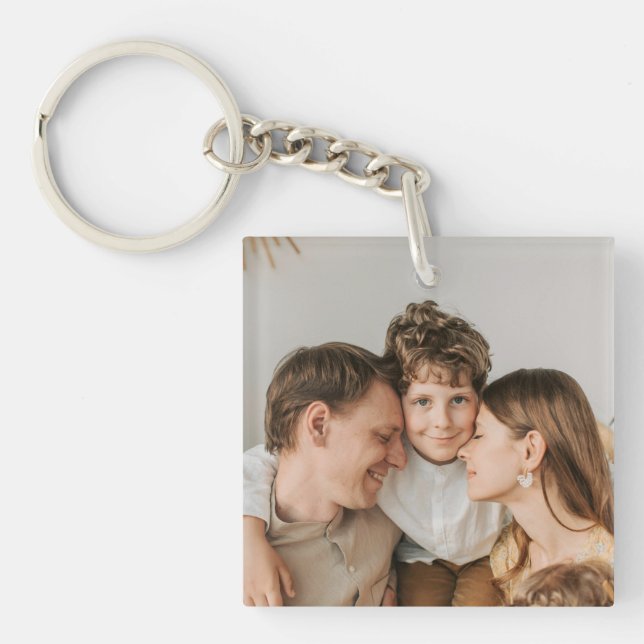 Porte-clefs Create Your Own Photo Custom Picture DIY  (Devant)