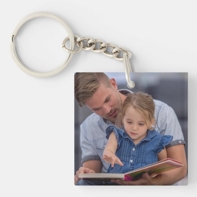 Porte-clefs Create Your Own Photo Custom Picture DIY  (Devant)