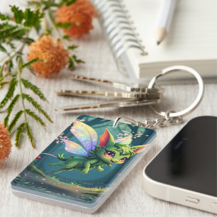 Porte-clefs Créature de Fée Enchantée – Lutin de la Forêt Magi