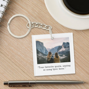 Porte-clefs Créer votre propre photo de devis personnalisée