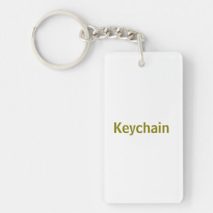 Porte-clefs Créez votre personnalisation 1,5" x 2,75"r
