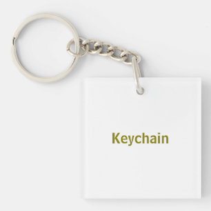 Porte-clefs Créez votre personnalisation 1,875" x 1,875"