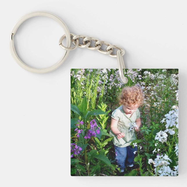Porte-clefs Créez votre propre cadeau photo 2 pour maman ou gr (Devant)