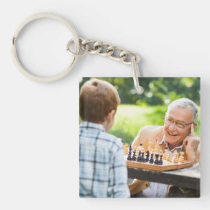 Porte-clefs Créez Votre Propre Cadeau Photo de Petits-Enfants