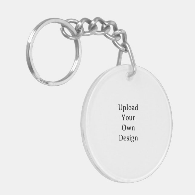 Porte-clefs Créez votre propre cercle simple (double face) 2"  (Devant gauche)
