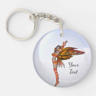 Porte-clefs Créez Votre Propre Fée Papillon Monarque Personnal